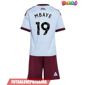 Lacne Dětský Futbalové dres Aston Villa Ibrahim Mbaye #19 2026-27 Krátky Rukáv - Tretina (+ trenírky)